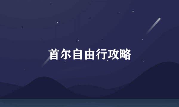 首尔自由行攻略