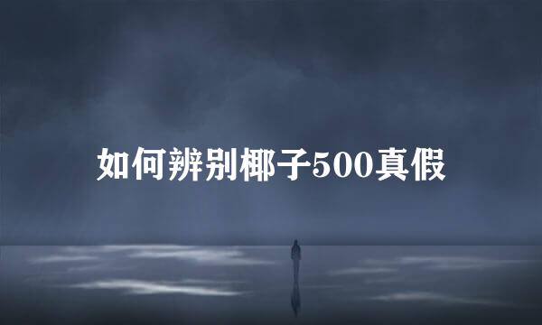 如何辨别椰子500真假