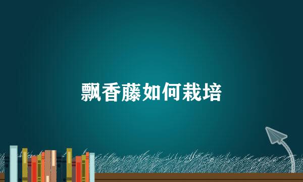 飘香藤如何栽培