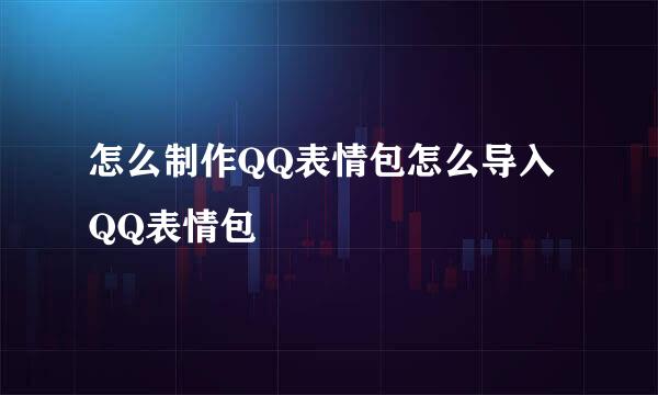 怎么制作QQ表情包怎么导入QQ表情包