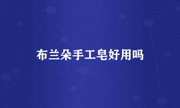 布兰朵手工皂好用吗