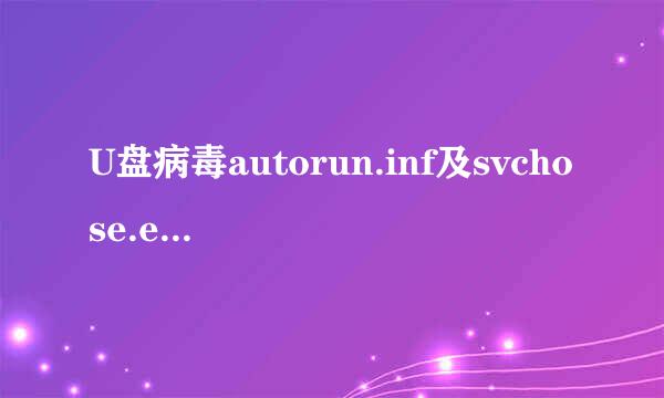 U盘病毒autorun.inf及svchose.exe病毒解决方案
