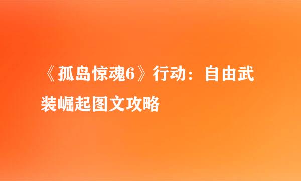 《孤岛惊魂6》行动：自由武装崛起图文攻略