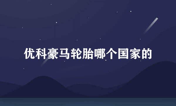 优科豪马轮胎哪个国家的