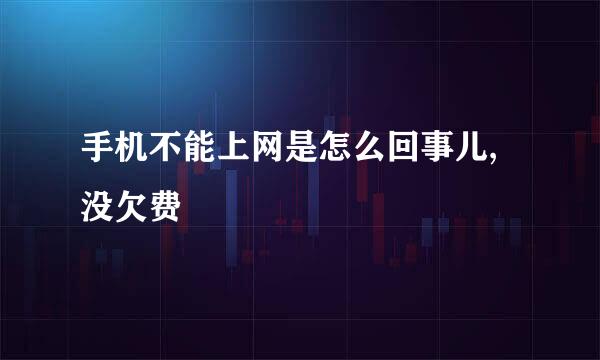 手机不能上网是怎么回事儿,没欠费