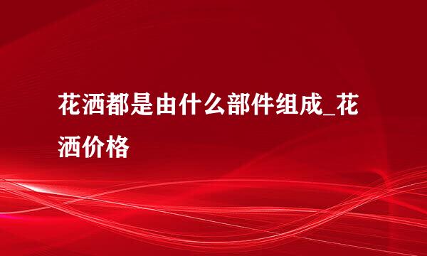 花洒都是由什么部件组成_花洒价格
