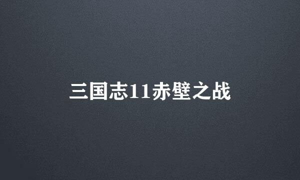 三国志11赤壁之战