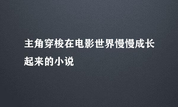 主角穿梭在电影世界慢慢成长起来的小说