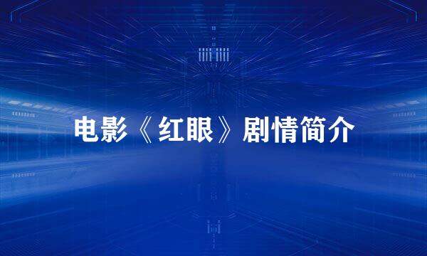 电影《红眼》剧情简介