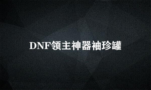 DNF领主神器袖珍罐